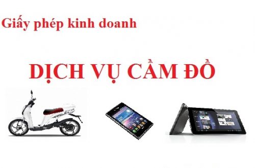 xin cấp giấy phép cầm đồ tại thanh hóa